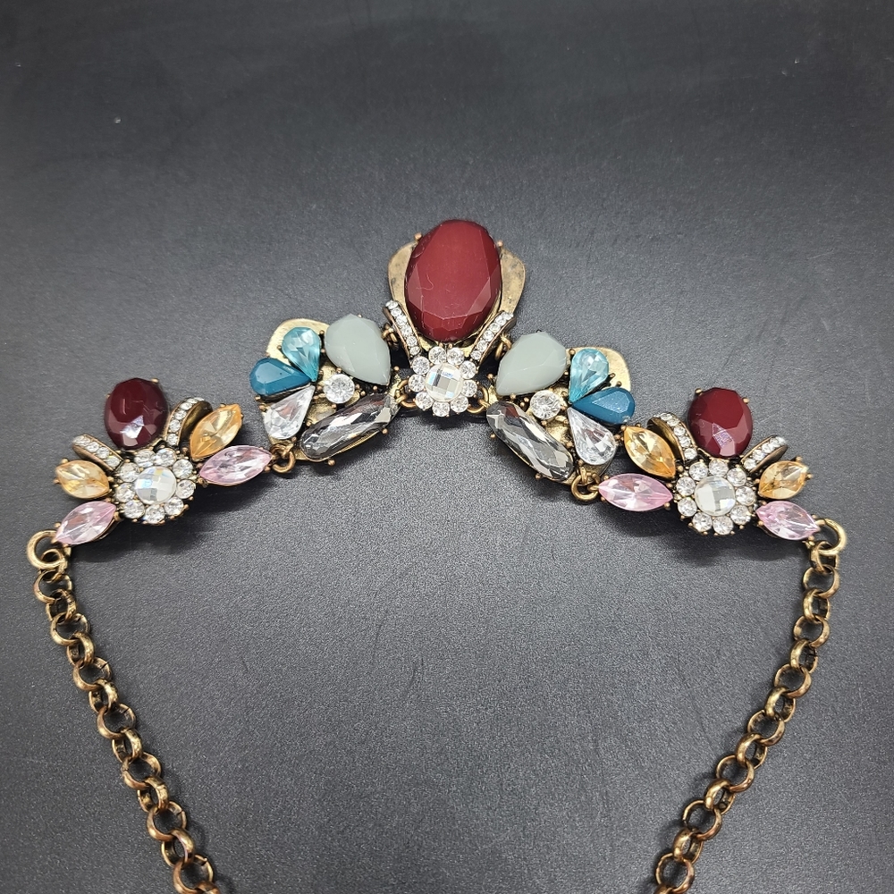 Statement Necklace. Multi-Colored. - image 3